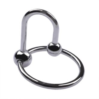Insertable Spermstopper Basic 28 mm penisplug metaal eikelring