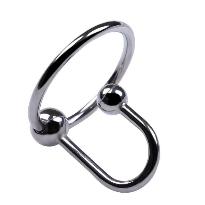 Insertable Spermstopper Basic 28 mm penisplug metaal eikelring 5 Insertable Spermstopper Basic 28 mm penisplug metaal eikelring 5