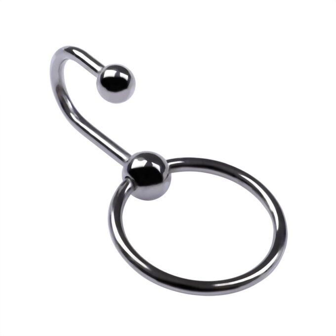 Insertable Spermstopper Basic 28 mm penisplug metaal eikelring 6